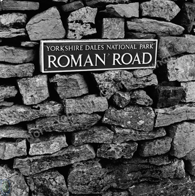 Sign, Roman Road, Bainbridge